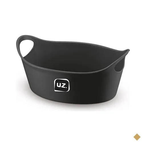 Kit 24 Cestos para Servir Batata Frita Porções Preto 28x12cm Restaurante Bar…