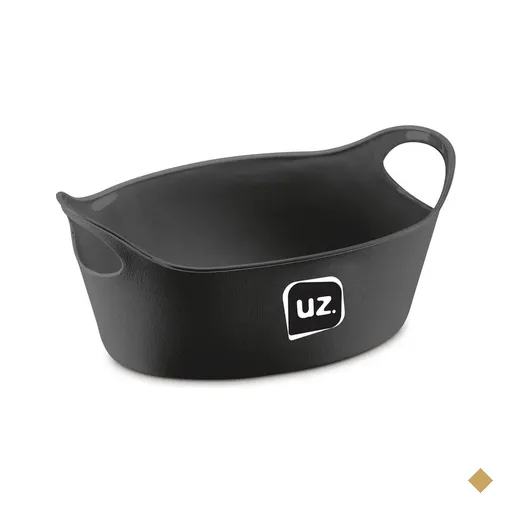 Kit 12 Cestos para Servir Porções Batata Frita Preto 21x9cm Restaurante Bar…