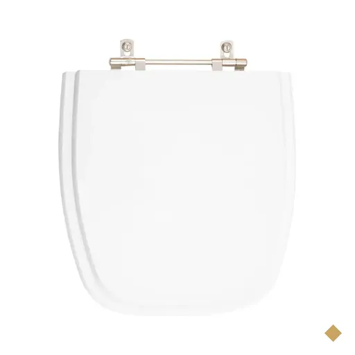 Assento Sanitário em MDF Angra Branco para bacia Logasa