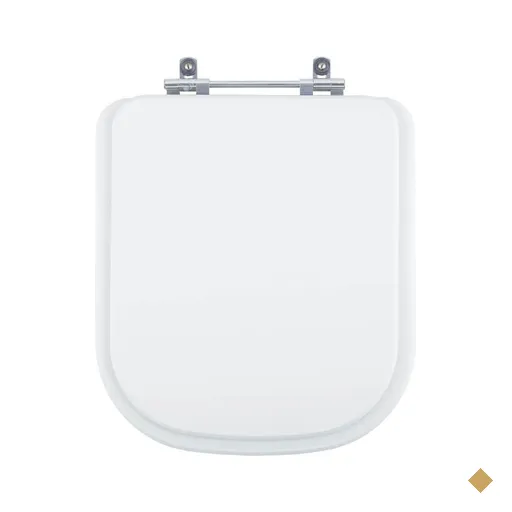Tampa de Vaso Poliéster Polo Branco para Bacia Deca