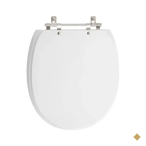 Tampa de Vaso em MDF De VIlle Branco para bacia Deca