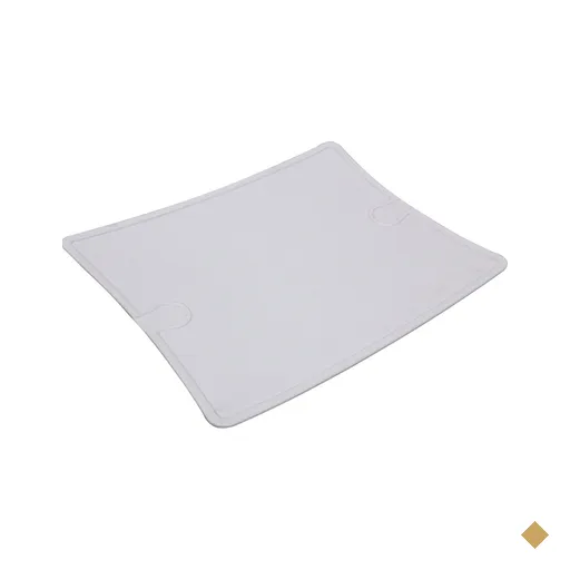 Tábua de Corte Dupla Jogo Americano Flex 2 em 1 Utilidade Branco Cinquetti
