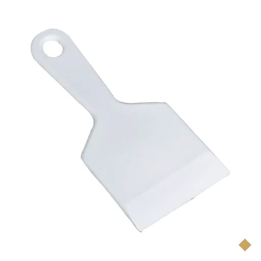 Espátula Chapeiro Profissional Gourmet Branca 10x24,5cm Plástico Larga…
