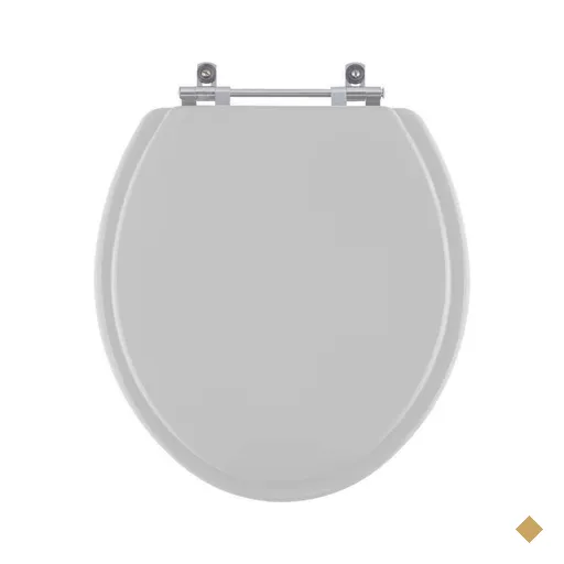 Tampa de Vaso Sanitário Évora Cinza Prata para Bacia Luzarte