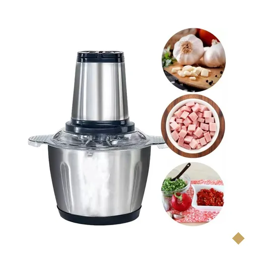 Multi Triturador de Carne e Legumes 2l Inox 4 Lâminas 110v
