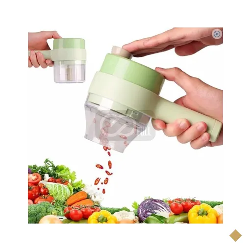 Triturador de Legumes Elétrico Multifuncional 4 em 1 Cozinha