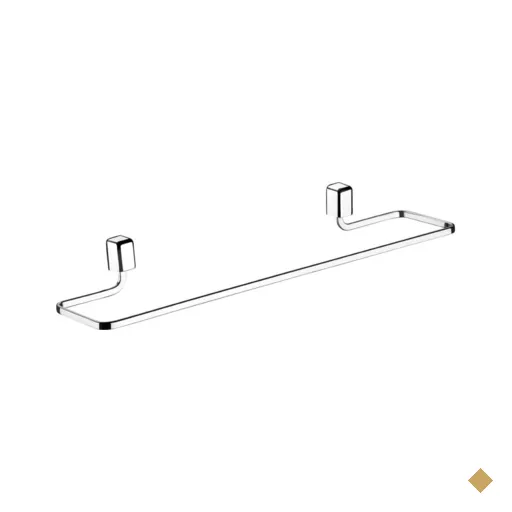 Suporte Porta Toalha de Banho Cromado Toalheiro 45cm para Banheiro Schmitt