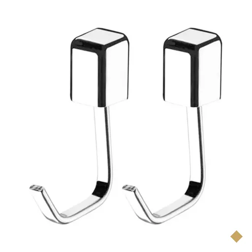 Conjunto 2 Suportes Porta Toalhas de Rosto Ganchos Multiusos Banheiro…