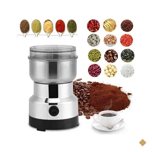 Moedor e Triturador de Café Grãos Temperos Eletrico Inox