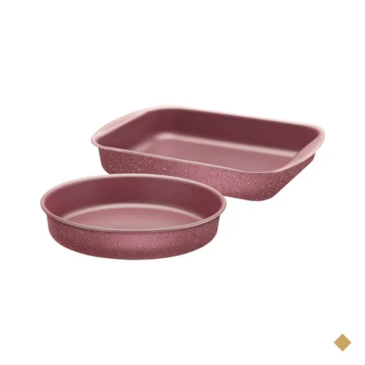 Jogo de Assadeiras Tramontina Rosa 2 Peças