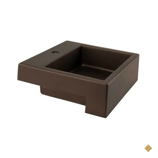 Cuba de Semi Encaixe (Marrom Fosca)