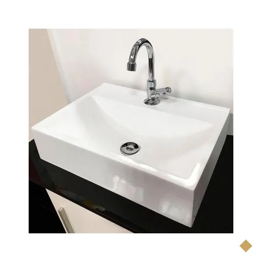 Cuba Inspira Sobrepor com Torneira Ca04 e Valvula Click Inox