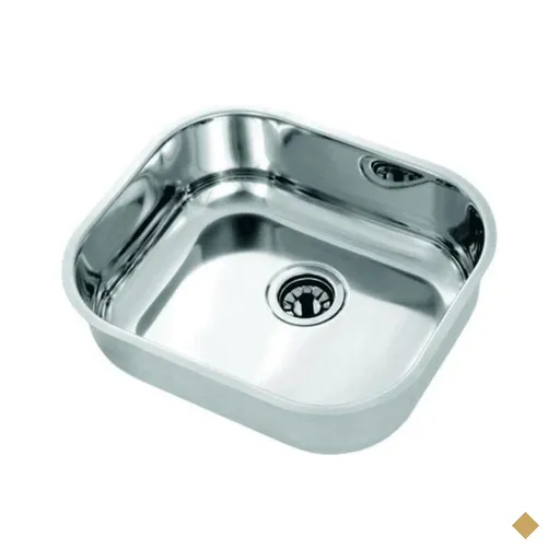 Cuba 3 Brilho Aço Inox 40x34 cm