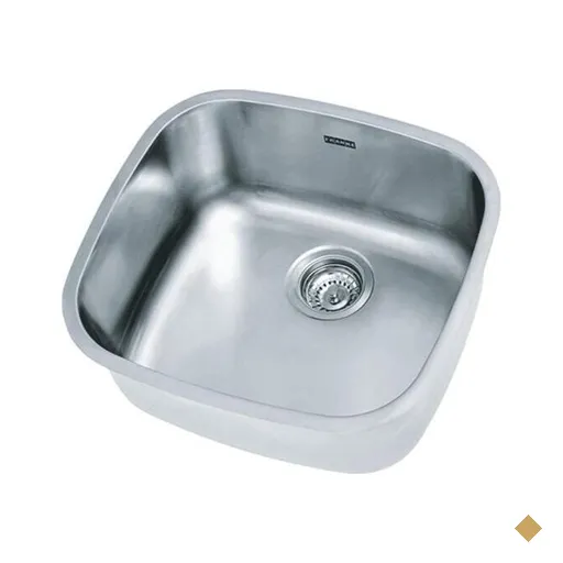 Cuba Simples de Mesa para Cozinha Presenza com Válvula Inox Brilhante - Franke…
