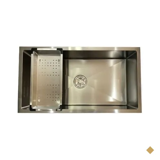 Cuba Inox Gourmet Sobrepor/ Embutir 83x45cm. + Escorredor B