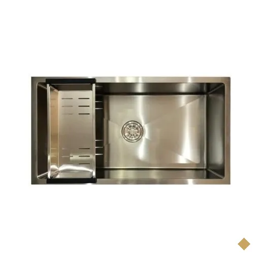 Cuba Inox Gourmet Sobrepor/ Embutir 83x45cm. + Escorredor R