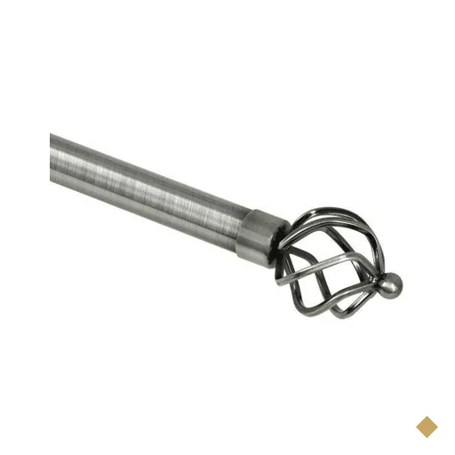 Kit Varão para Cortinas Extensível com Ponteiras Isadora Design