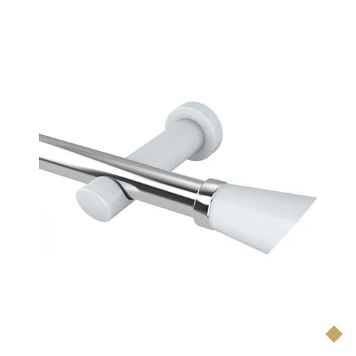 Kit Varão Simples de Cortina 3M com Emenda Alemão Nobre Belchior 