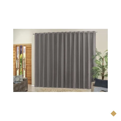 Cortinas para Janela de Blindex Moderna 3,00 x 2,60 Metros Blackout em Linho…
