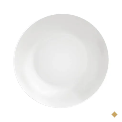 24 Pratos Fundos Risoto Leonora Porcelana Branca 21cm Tramontina Restaurante…