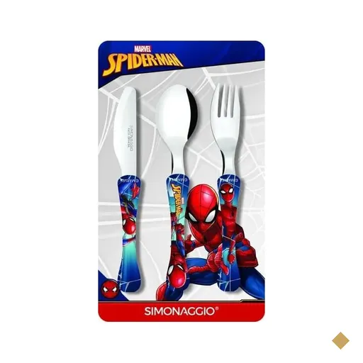 Faqueiro com 3 peças - Homem Aranha - kids