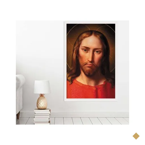 Quadro com Moldura O Divino Branco - Grande