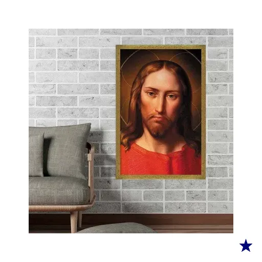 Quadro com Moldura O Divino Dourado - Grande