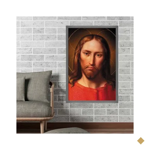 Quadro com Moldura O Divino GRAFITTI METALIZADO - Grande