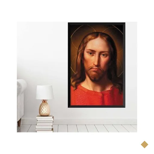 Quadro com Moldura O Divino Preto - Grande