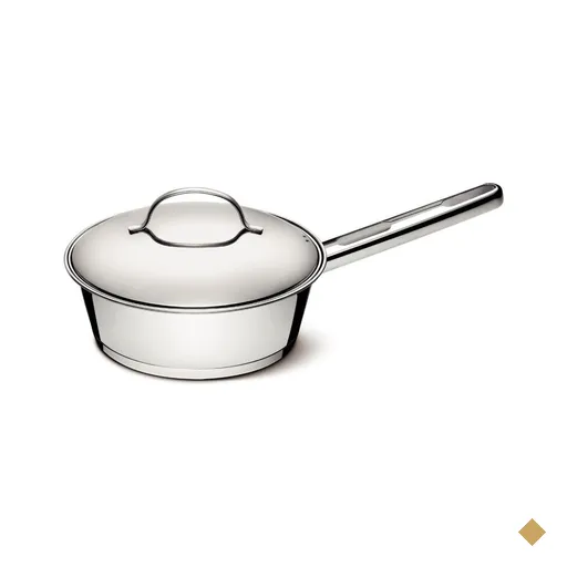Panela Tramontina Allegra em Aço Inox com Fundo Triplo 20 cm 2,2 L