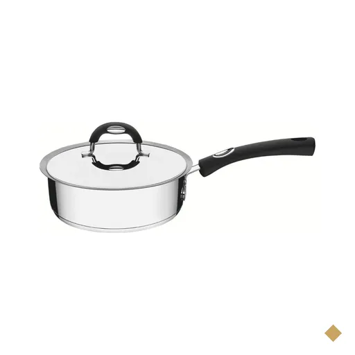 Frigideira com Tampa Tramontina Duo Silicone em Aço Inox  20 cm 2,1L…