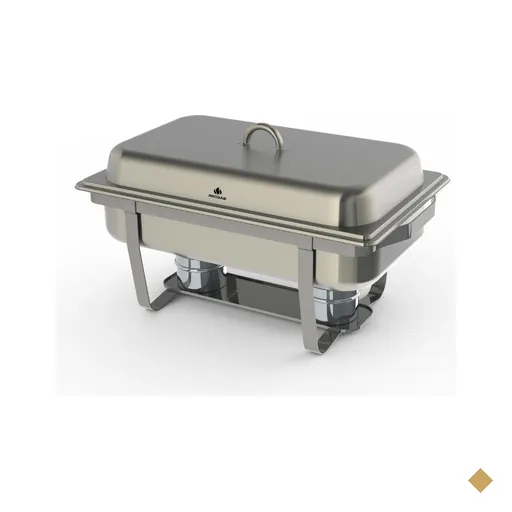 Rechaud Retangular Progas 2 Cubas 9L PR-111 Inox