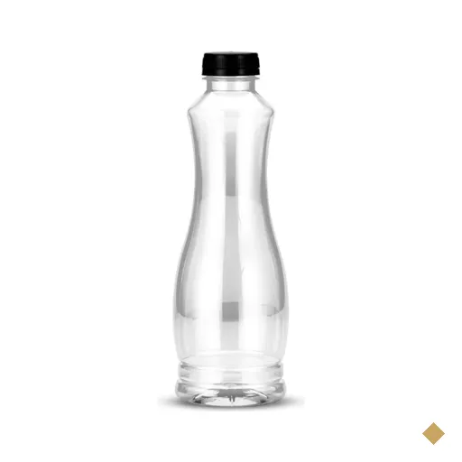 35un Garrafa PET Plástica Transparente com Tampa 800ml G3580 Galvanotek