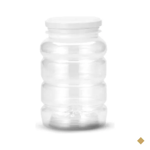 12 Potes para Conservas 550ml Plástico Tampa Alumínio G2500 Galvanotek
