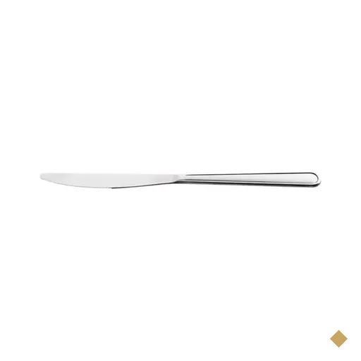 Faca de Sobremesa 12 Peças Modena Aço Inox Polido Brinox Talheres Mesa Posta