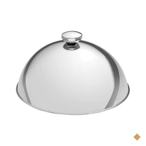 Kit 8 Cloches Aço Inox Service Tramontina 24,5cm Servir Restaurante Hotel…