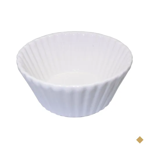 Conjunto 12 Ramequins Molheiras 140ml Blanc Porcelana Branca New Bone China…