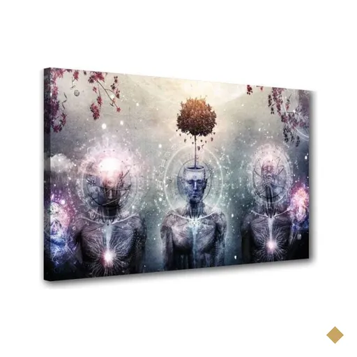 Quadro Decorativo Fisica Quantica Iluminação Sala