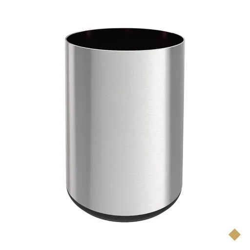 Lixeira Tramontina Liguria em Aço Inox Acetinado 70 Litros