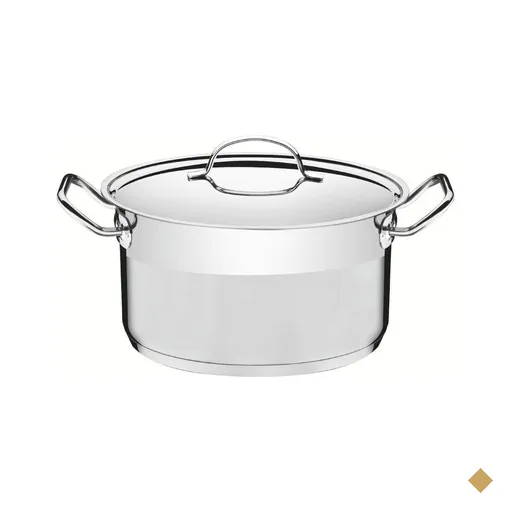 Caçarola Funda Tramontina Professional Aço Inox 3,6L com Tampa Plana e Fundo…