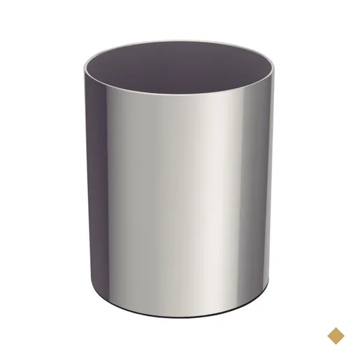 Lixeira Tramontina Ravena 5 Litros Aço Inox Polido Sem Tampa
