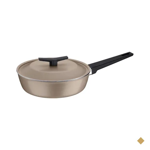Frigideira Funda Tramontina Spezia Indução Antiaderente Areia 24 cm