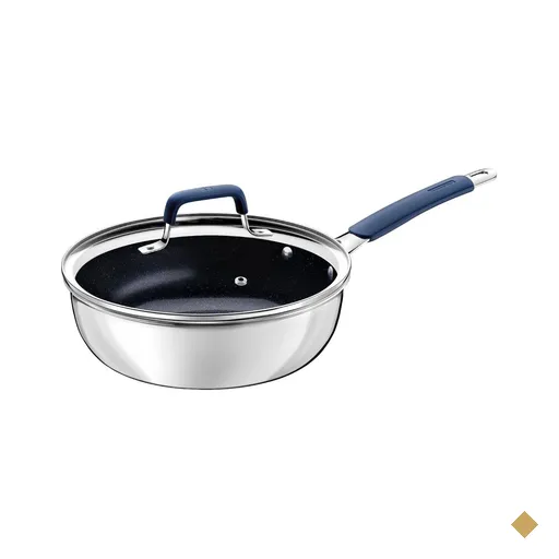 Frigideira Funda Tramontina Romagna Aço Inox Revestimento Cerâmico 24 cm 3,1…