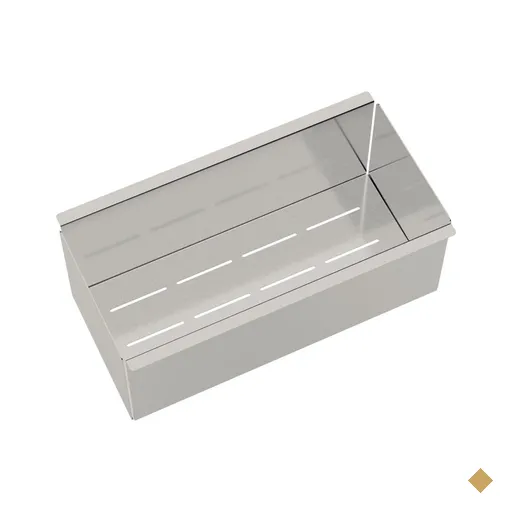 Escorredor Profundo Tramontina em Aço Inox Scotch Brite para uso no Canal…