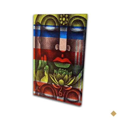 Quadro Decorativo Sala Cozinha Estatua Abstrata