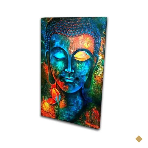 Quadro Decorativo Sala Cozinha Buda Abstrato