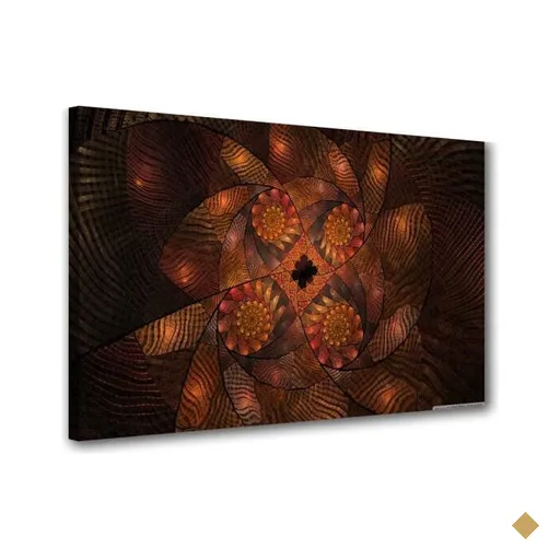 Quadro Sala Decorativa Mandala Humana Fractal