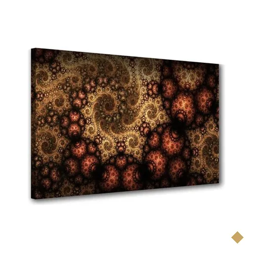 Quadro Tela Decorativa Quadro Mandala Fractal Abstrato