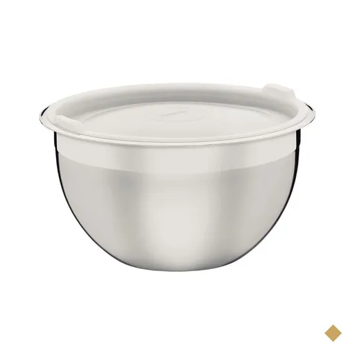 Bowl Tramontina Cucina em Aço Inox com Tampa Plástica 20 cm 3 Litros