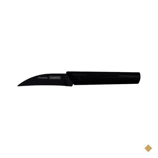 Faca para Tornear Tramontina Nygma Aço Inox e Polipropileno Preto 3"